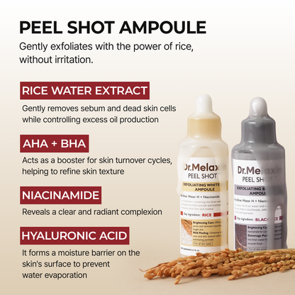 Peel Shot Exfoliating Glow Rice Line