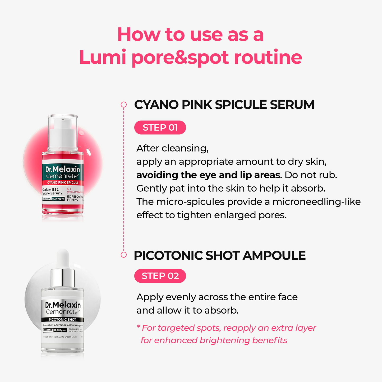 [TikTok Bestseller] Lumi Pore & Spot Care Duo